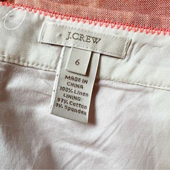 J. Crew linen lightweight straight skirt - Picture 2 of 6